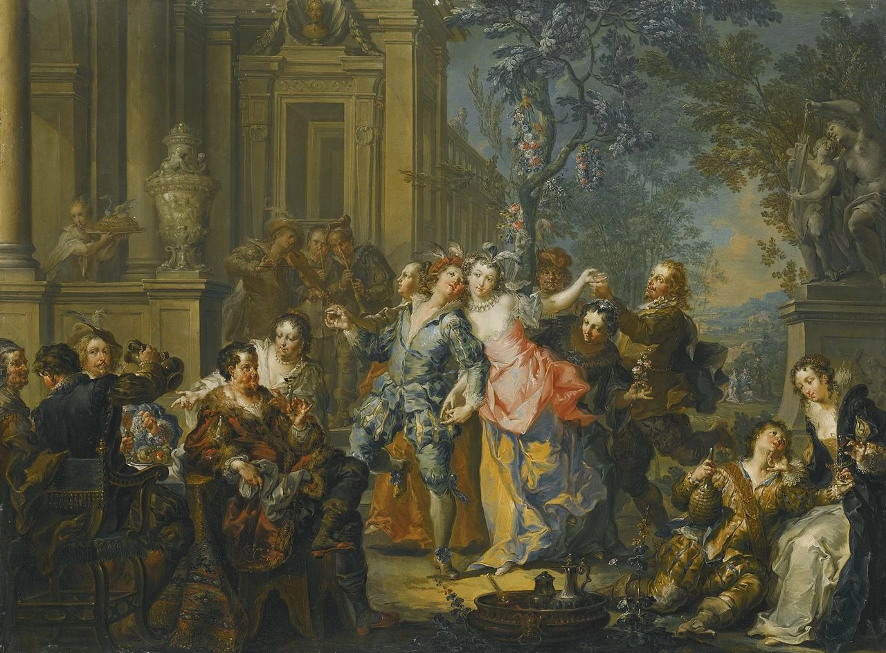 Una società celebra un matrimonio